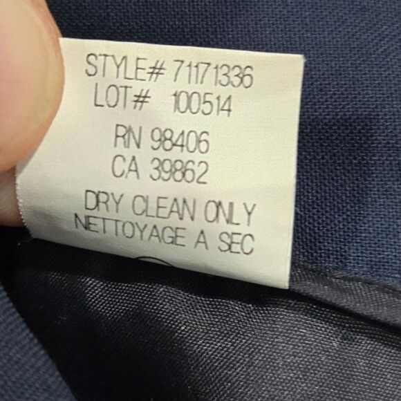 🐢 Theory Navy Wool Mini Skirt.  With pockets. Size 10 - Picture 8 of 13